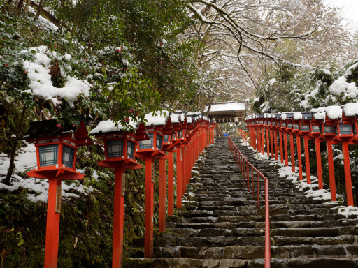 冬・積雪 貴船神社(京都市左京区) 冬・積雪 貴船神社(京都市左京区)
